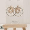 Morgan Circle Stud Earring - Image 2