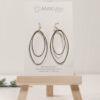 Olivia Oval Hook Earring - Image 2